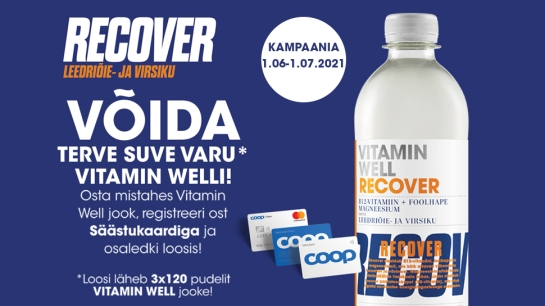 VÕITJAD ON SELGUNUD! Vitamin Well kampaania 01.06-01.07