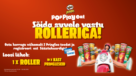 VÕITJAD ON SELGUNUD! Pringles kampaania 01.06-30.06