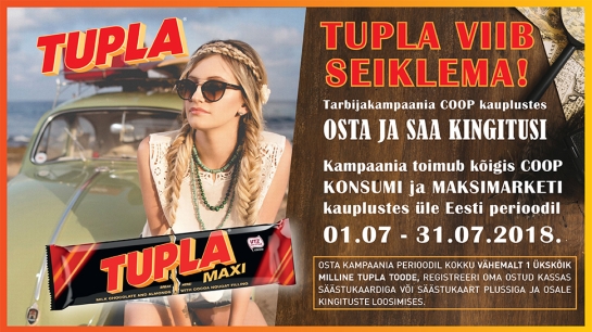 VÕITJAD ON SELGUNUD! Tupla kampaania 01.07-31.07