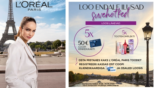 VÕITJAD ON SELGUNUD! L’Oreal Paris kampaania 01.06-30.06