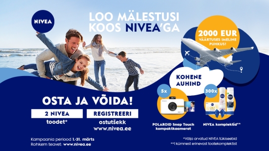 Nivea kampaania 01.03-31.03