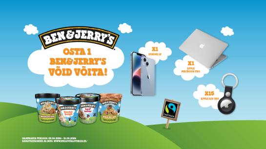 Ben & Jerry's kampaania 05.04.-31.05.2024