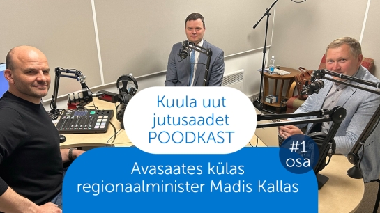 Madis Kallas on jutusaate Poodkast esimene külaline. Foto: Coop