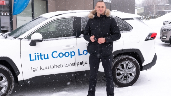 Kaido Kilk Tartust võitis detsembrikuu ostude põhjal Coop Loto peaauhinna