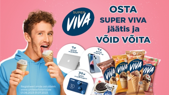 KAMPAANIA ON LÕPPENUD! Viva jäätiste kampaania 01.06-31.07.2023