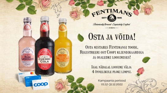VÕITJAD ON SELGUNUD! Fentimansi kampaania 1.12-31.12.2022