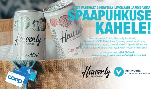 VÕITJAD ON SELGUNUD! Heavenly Lemonade kampaania 01.09.-30.09.2024