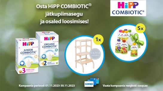 VÕITJAD ON SELGUNUD! Hipp kampaania 01.11.-30.11.2023