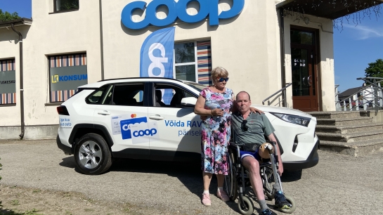 Coopi autoloosi 10. võitja
