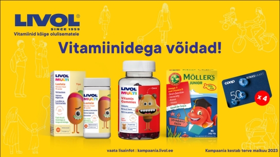 KAMPAANIA ON LÕPPENUD! Livol kampaania 01.05-31.05.2023