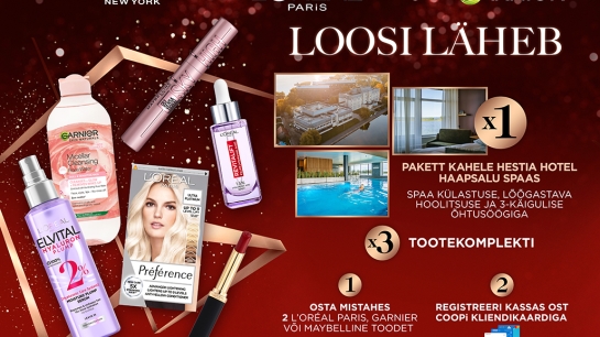 VÕITJAD ON SELGUNUD! L'Oréal kampaania 01.12.-31.12.2023