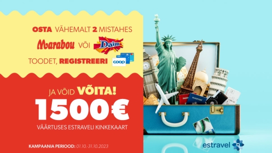 VÕITJA ON SELGUNUD! Marabou kampaania 01.10.-31.10.2023