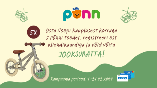VÕITJAD ON SELGUNUD! Salvest Põnn kampaania 01.03.-31.03.2024