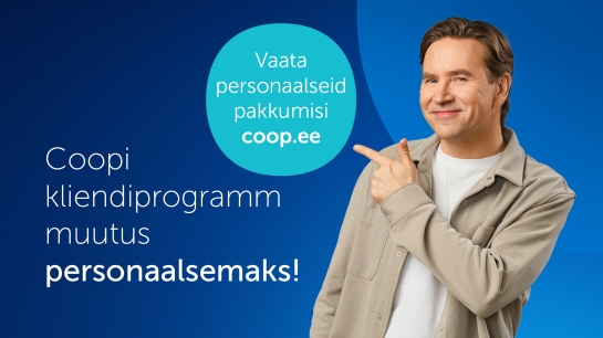Tänasest on igal ostjal endal võimalik valida, millistele kaupadele soovib Coopi toidupoes soodushinda
