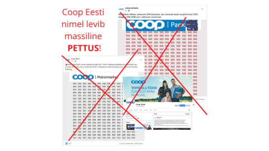 Sotsiaalmeedias levivad pettused Coopi nimel