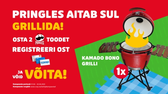 VÕITJA ON SELGUNUD! Pringlesi kampaania 01.06-30.06.2023