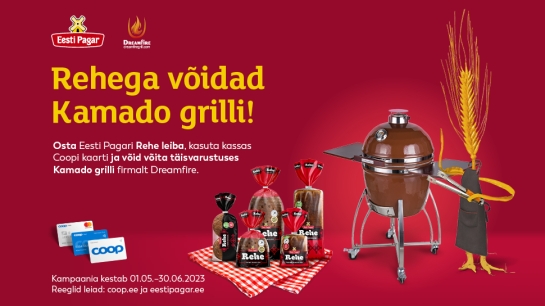 VÕITJA ON SELGUNUD! Eesti Pagar Rehe leib kampaania 1.05-30.06.2023
