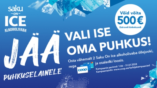 VÕITJAD ON SELGUNUD! Saku On Ice kampaania 01.06 - 31.07.2024