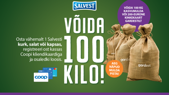 VÕITJA ON SELGUNUD! Salvest kampaania 01.03.-31.03.2024