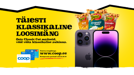 VÕITJA ON SELGUNUD! Taffel Classic Cut kampaania 01.10.-31.10.2023