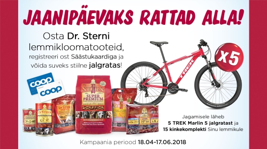 VÕITJAD ON SELGUNUD! Dr. Stern kampaania 18.04.-17.06.2018