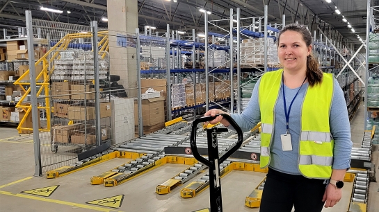 Kai Pärg on kaubavastuvõtja Coopi logistikakeskuses