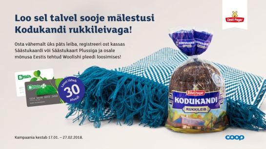 VÕITJAD ON SELGUNUD! Kodukandi kampaania 17.01.-27.02.2018