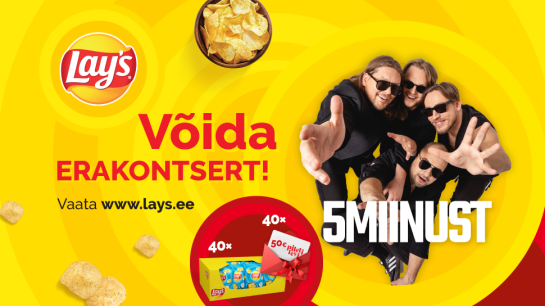 „Lay’s Music 2024“ kampaania 28.10.-22.12.2024