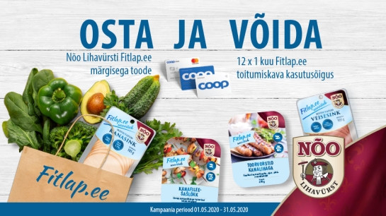 VÕITJAD ON SELGUNUD! Nõo Lihavürst-Fitlap kampaania 01.05-31.05
