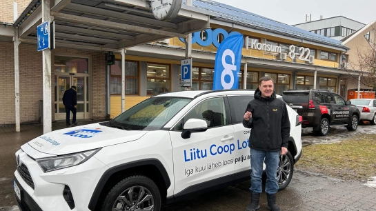 Coopi 50. sõiduauto läks veebruaris Coop Lotoga Raplasse