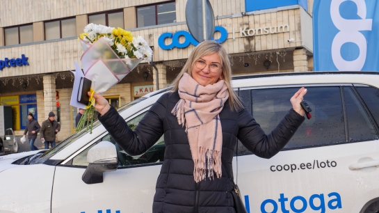 Coop Loto 72. võiduauto läks Türilt pärit Ingridile