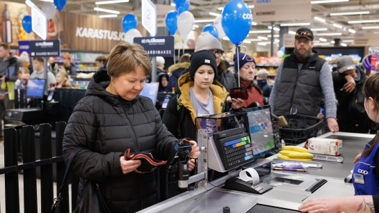 6. märtsil Keila Keskuses avatud Coop Maksimarket tõi kohale enneolematult palju uudistajaid. Foto: Andras Kralla