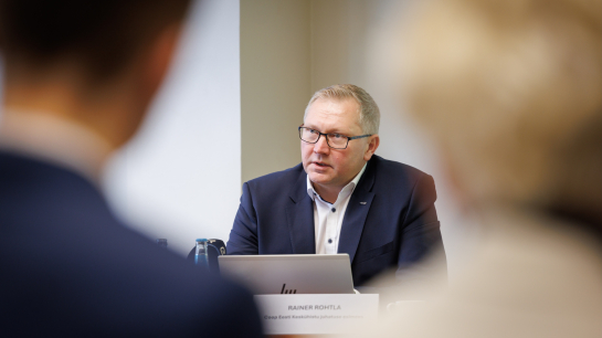 Coop Eesti Keskühistu juhatuse esimehe Rainer Rohtla sõnul on Coopi kasum vähenenud ennekõike selle arvelt, et palju kulusid on jäetud enda kanda, andmata neid tarbijatele edasi. Foto: Andras Kralla