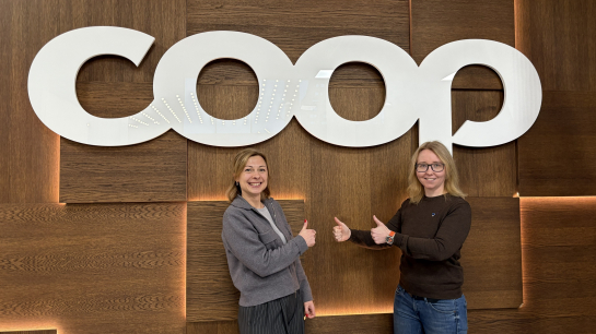 Coopi ostukonnaga liitusid Olga Boiko (vasakul) ja Katarina Holm (paremal). Foto: Karolin Pruul