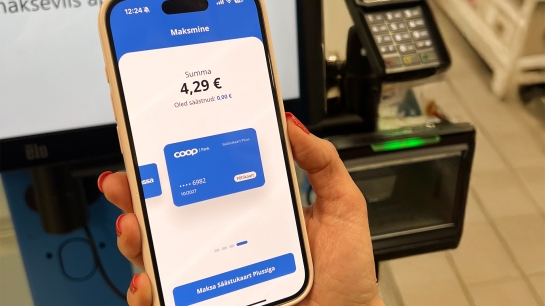 Coopi äpis saab kauba eest tasuda ka Säästukaart Plussiga