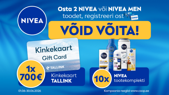 NIVEA tarbijamängu 