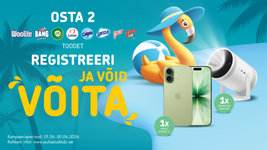 Air Wick, Woolite, Cillit Bang, Calgon, Lanza, Tiret ja Cillit toodete kampaania