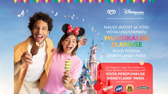 “Osta jäätist ja võida reis Pariisi Disneylandi neljale inimesele!” tarbijamäng