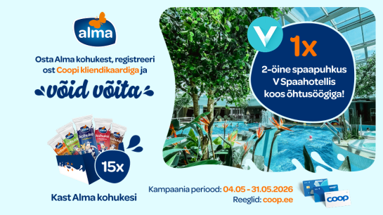 Osta Alma kohukest ja võid võita