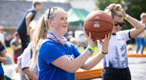 Selgitame välja täpsusviskajat. Foto: Erlend Štaub