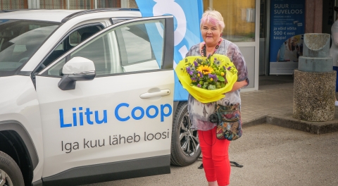 Coop Loto: peaauhind Toyota RAV4 hübriid linnamaastur läks Põltsamaale