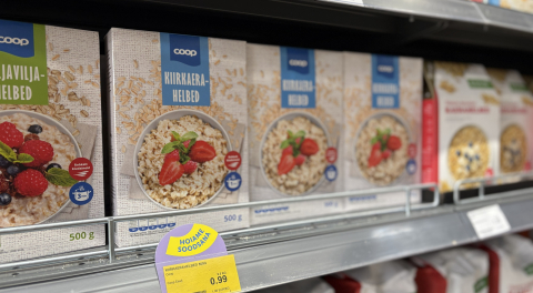 Coop tõi igapäevase ostukorvi hinna alla ja kehtestas ligi 450 tootele hinnalae