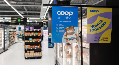 Kolmas Prisma kauplus avas uksed Coopina