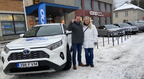 Õnnelike inimeste galerii: kõik nad on endale Coop Lotoga auto võitnud! Päriseks!